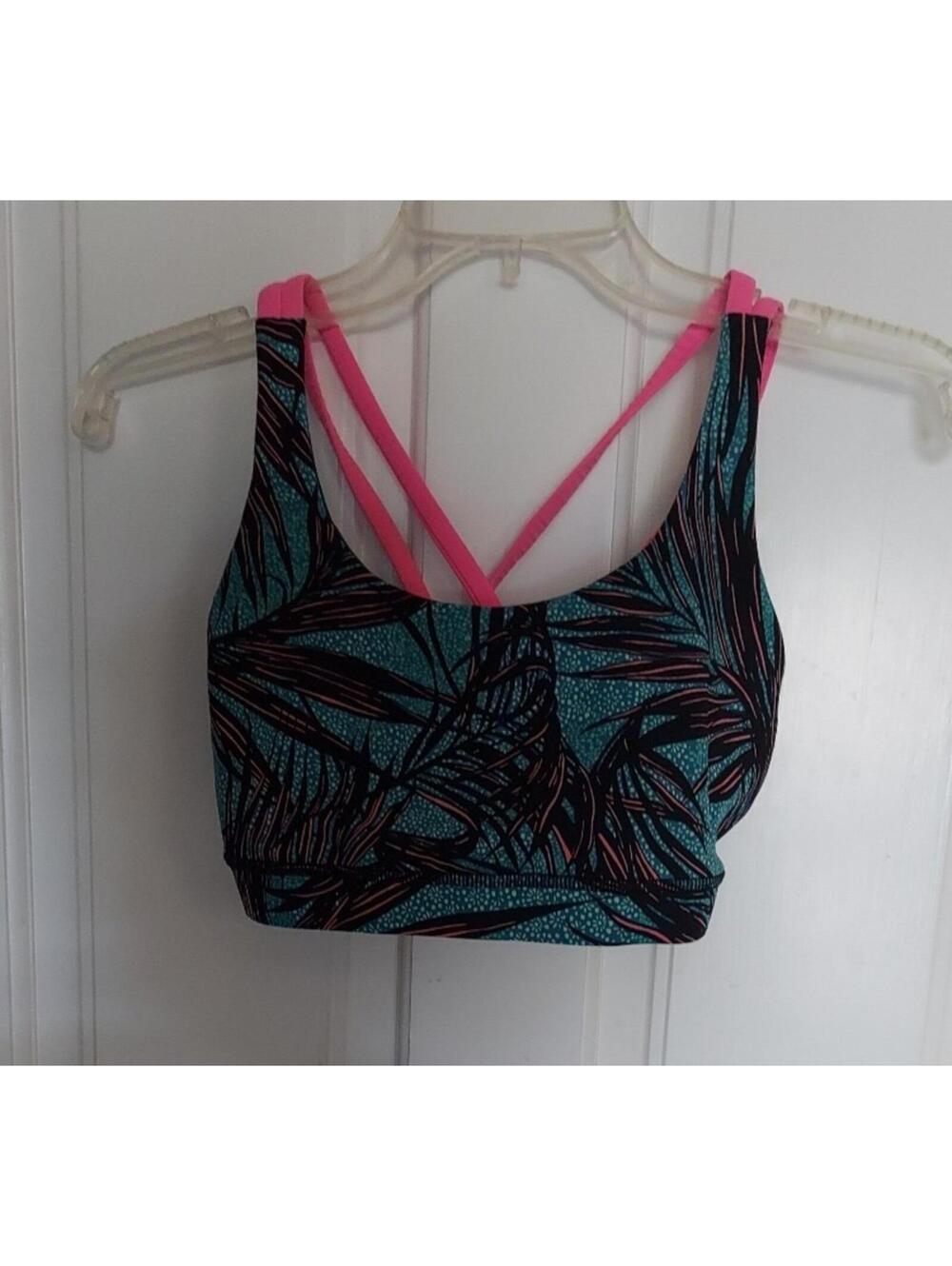 Lululemon floral tropical sz 8 Sports Bra top